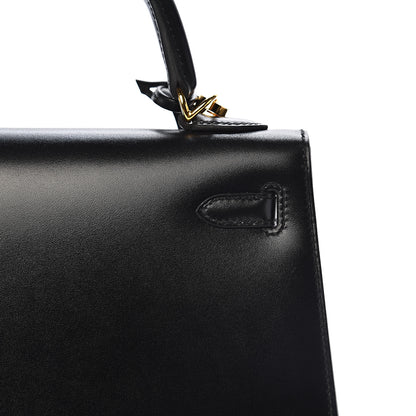 Hermes Box Kelly Sellier 25 Black 25 of 38