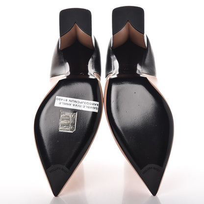 Louis Vuitton Calfskin Monogram Gamble Diva Ankle Boots 36 Black Nude 5 of 12