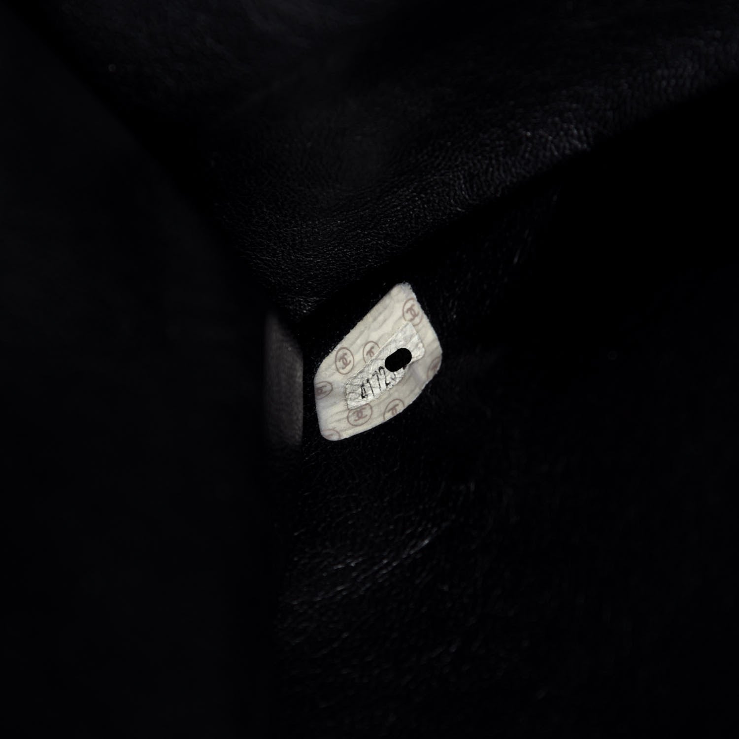 Chanel Lambskin CC Tote Black 8 of 10