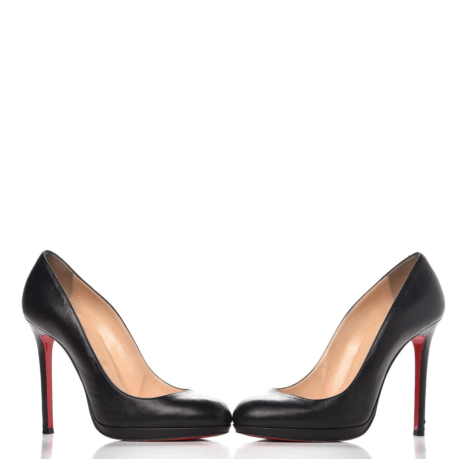 Christian Louboutin Calfskin Bruges 120 Pumps 40 Black 8 of 27