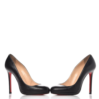 Christian Louboutin Calfskin Bruges 120 Pumps 40 Black 8 of 27