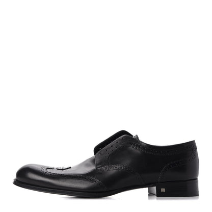 Louis Vuitton Calfskin Dandy Derby Shoes 10.5 Black 1 of 12