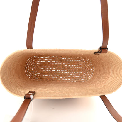 Loewe Raffia Small Square Basket Tote Bag Natural Tan 5 of 8