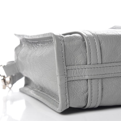 Balenciaga Agneau XXS Bazar Shopper Tote Gris Haussmannien 9 of 18