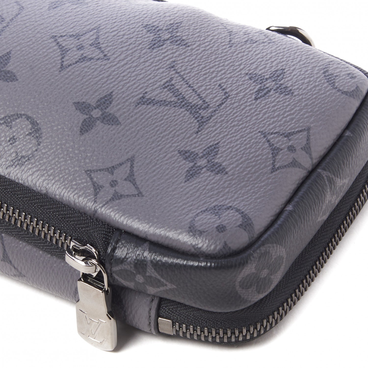 Louis Vuitton Monogram Eclipse Reverse Double Phone Pouch 6 of 9