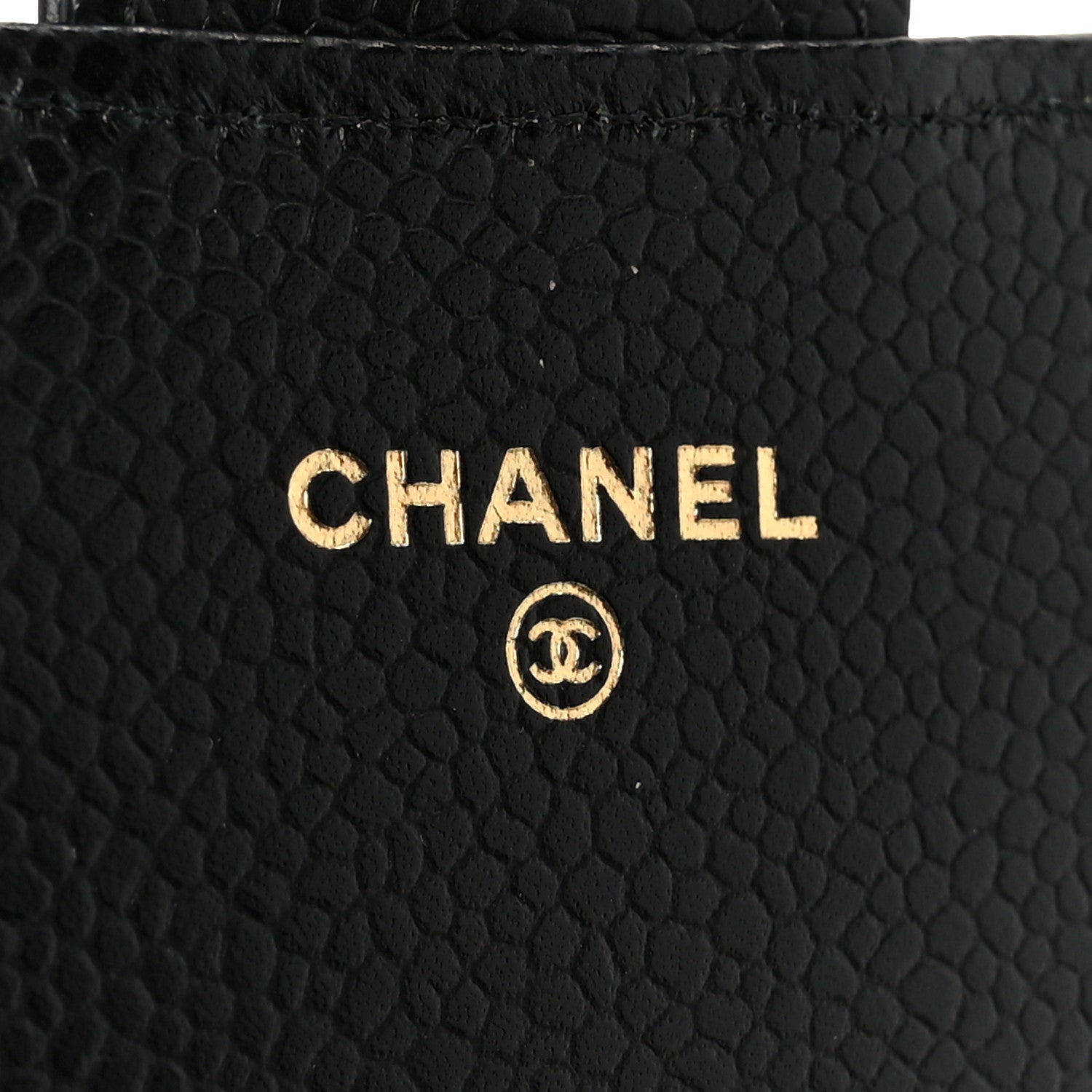 Chanel Caviar Quilted Large Gusset Flap Wallet Black 6 of 10