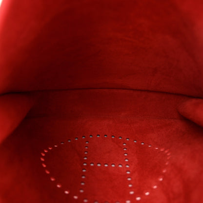Hermes Taurillon Clemence Evelyne III GM Rouge Garance 5 of 12