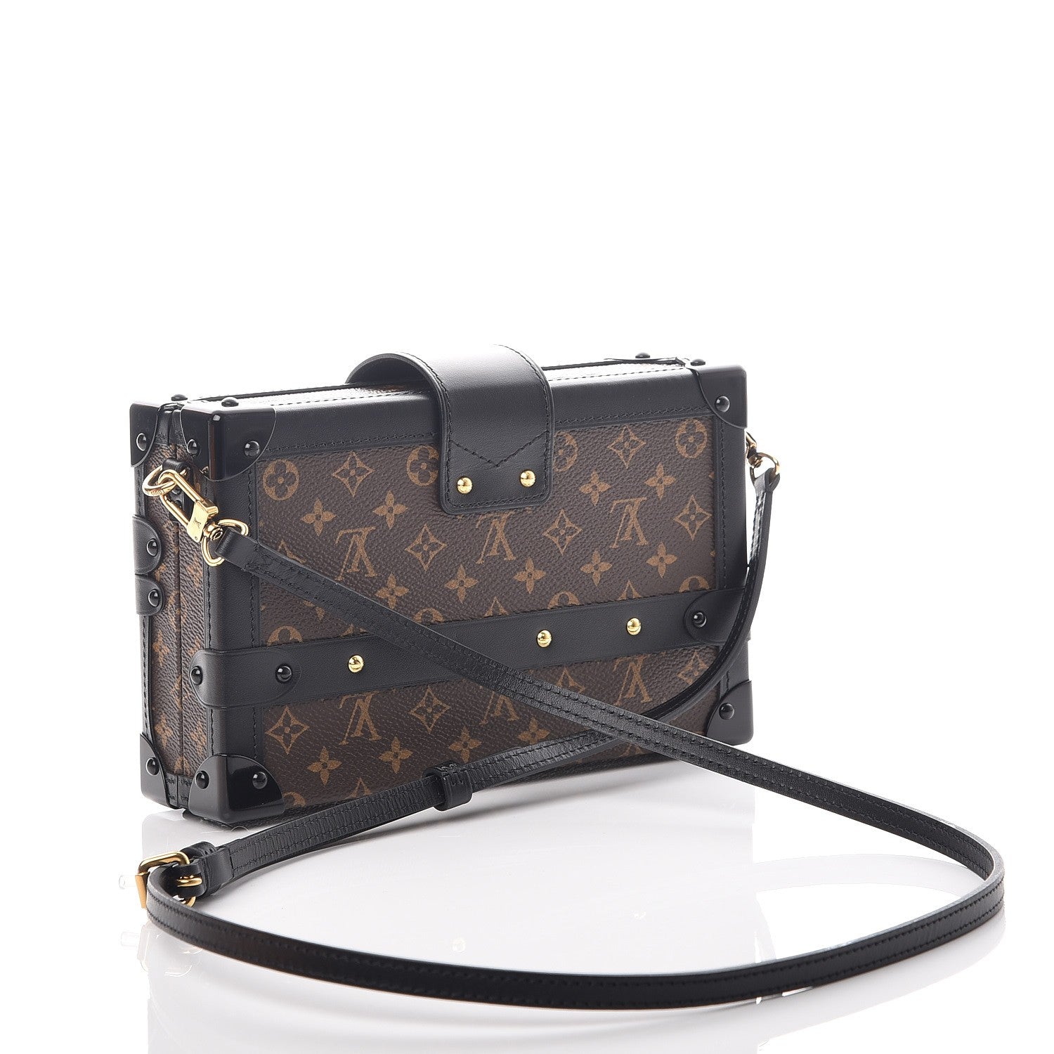 Louis Vuitton Monogram Petite Malle Black 3 of 10