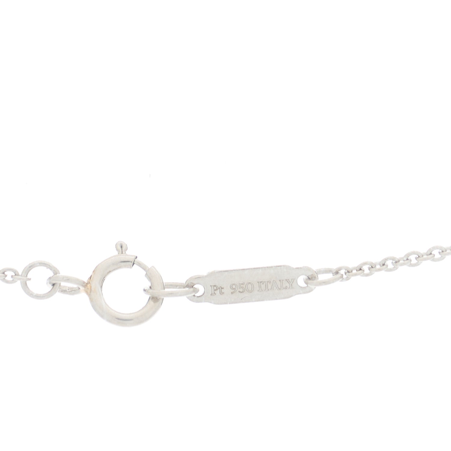 Tiffany Platinum Diamond Mini Victoria Necklace 3 of 4