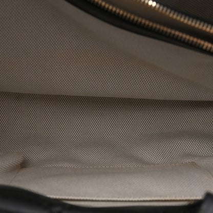 Chanel Calfskin Quilted Large Retro Chain Shopping Tote  Black 6 of 14