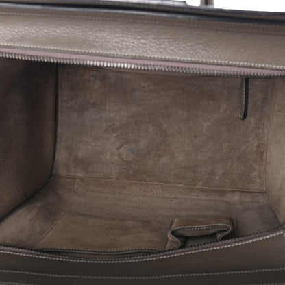 Celine Drummed Calfskin Mini Luggage Souris 4 of 4