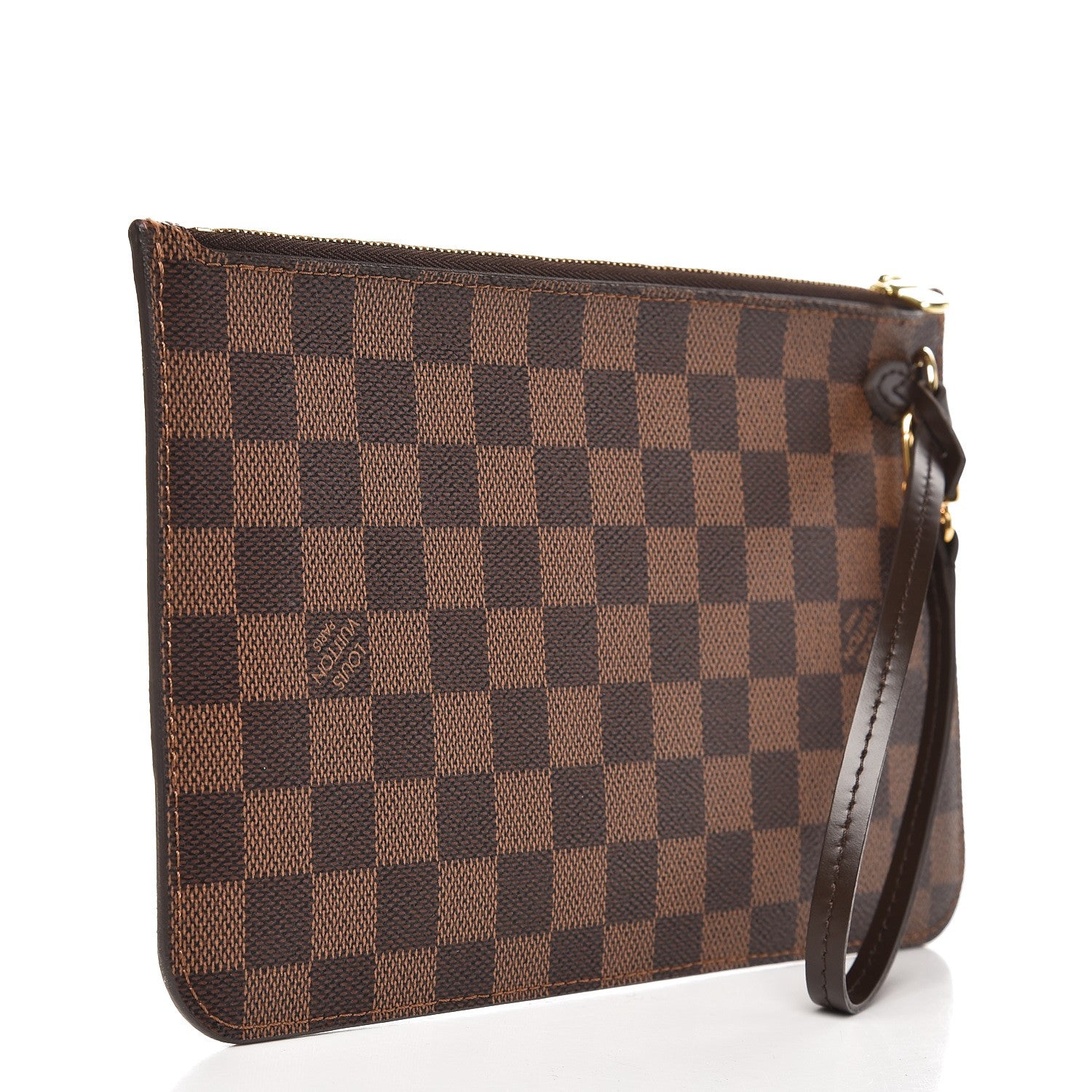 Louis Vuitton Damier Ebene Neverfull MM GM Pochette 3 of 9