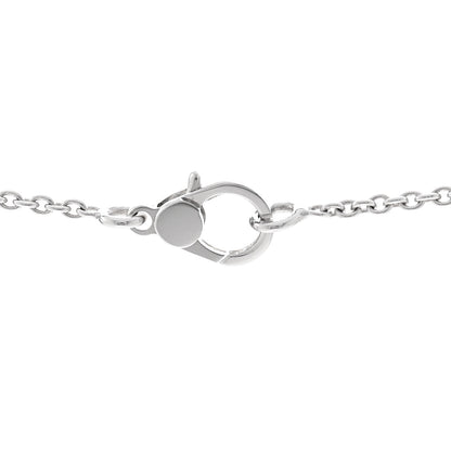 Hermes 18K White Gold Diamond Finesse Pendant Necklace 4 of 6
