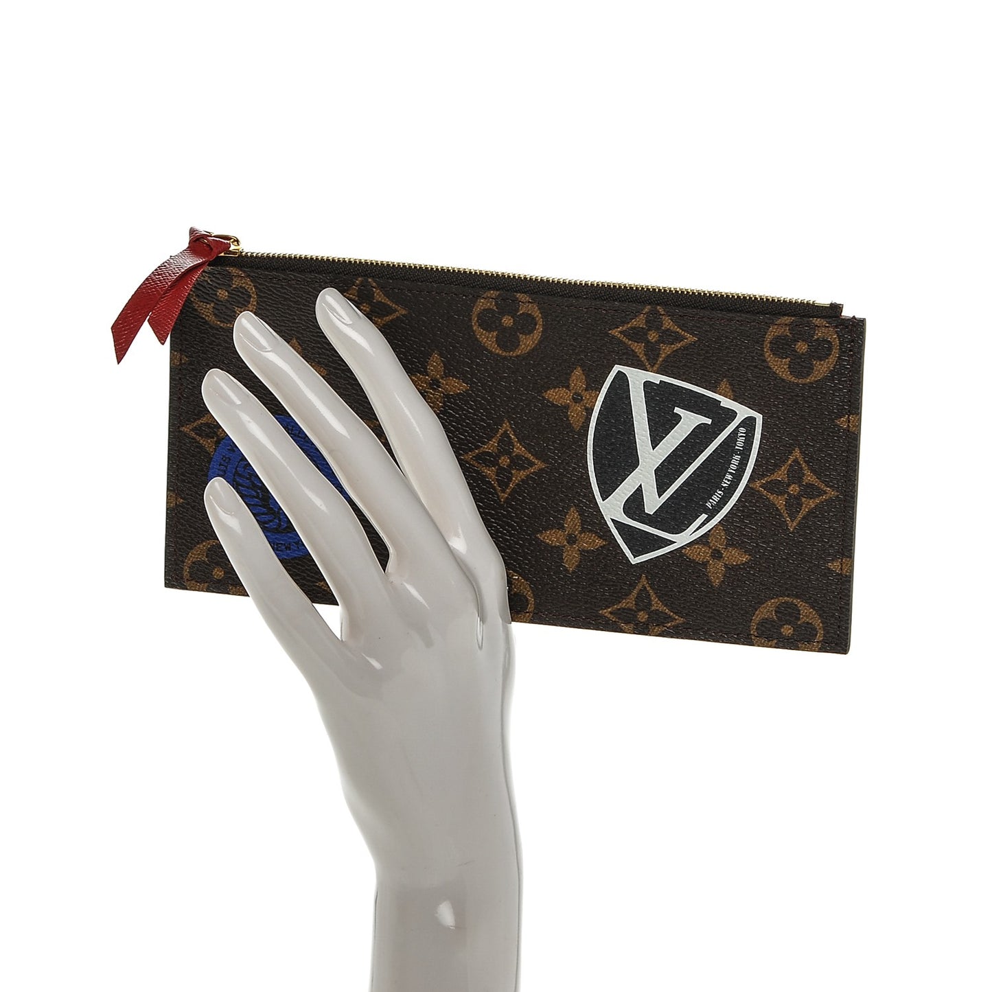 Monogram World Tour Felicie Chain Wallet Zippered Insert