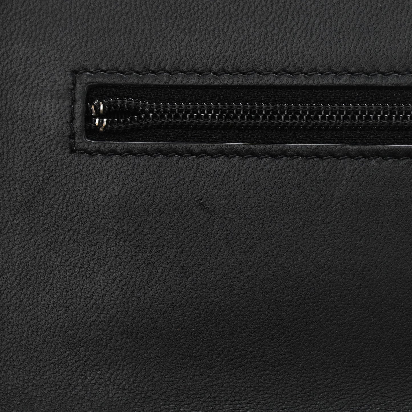 Lambskin Chevron Quilted Wallet On Chain WOC So Black
