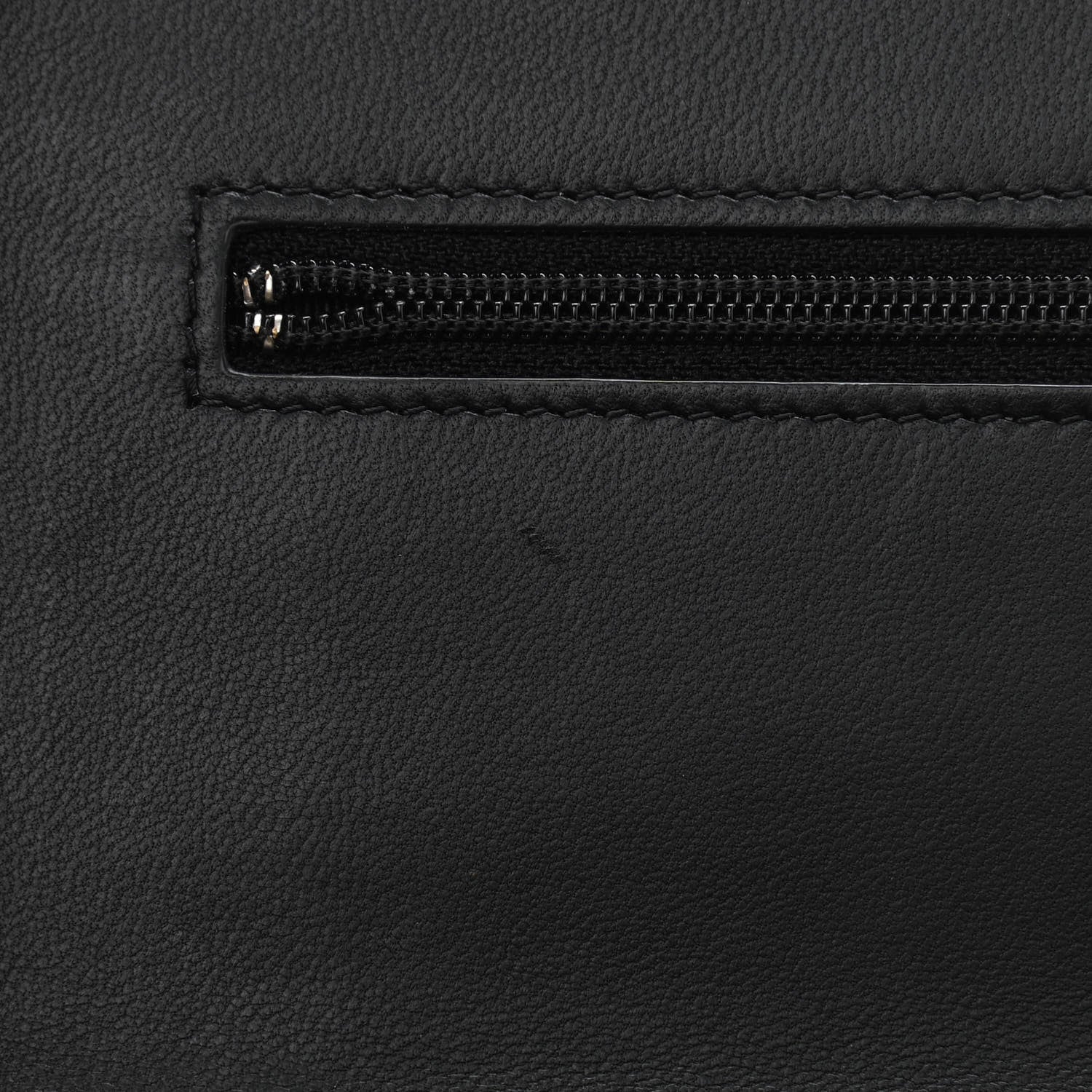 Chanel Lambskin Chevron Quilted Wallet On Chain WOC So Black 12 of 14
