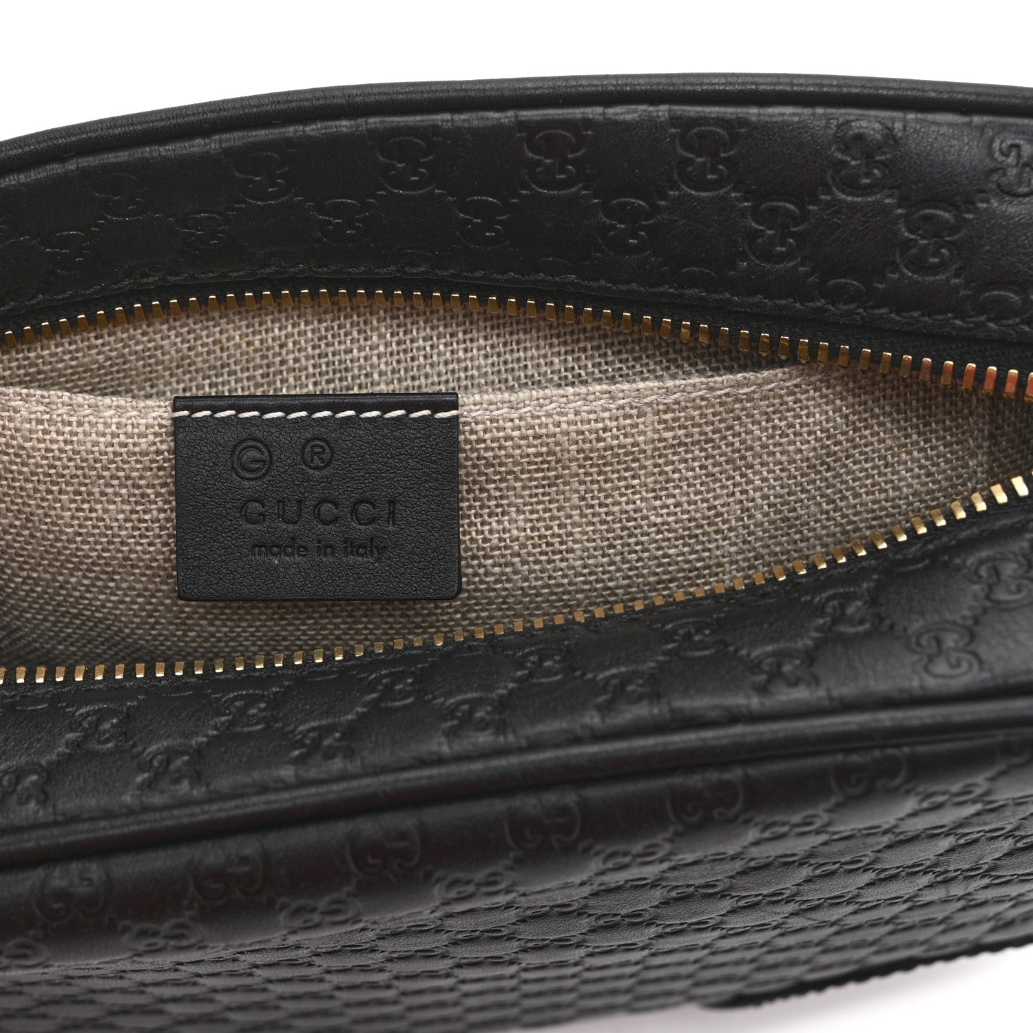 Gucci Microguccissima Mini Bree Messenger Bag Black 6 of 11