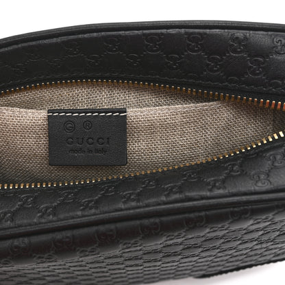 Gucci Microguccissima Mini Bree Messenger Bag Black 6 of 11