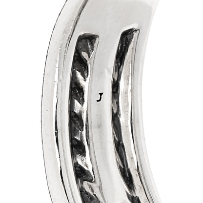 David Yurman Sterling Silver 18K Yellow Gold 6mm X Crossover Ring 55 7.25 5 of 6