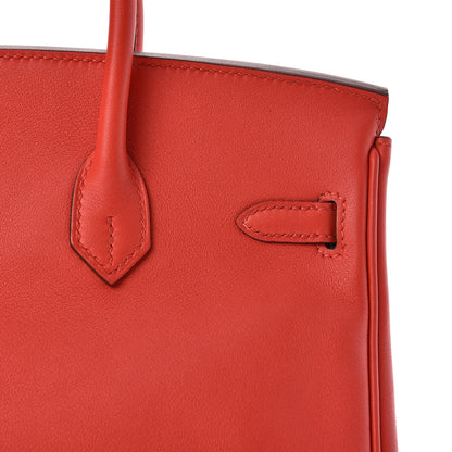Hermes Swift Birkin 25 Rouge Tomate 14 of 30