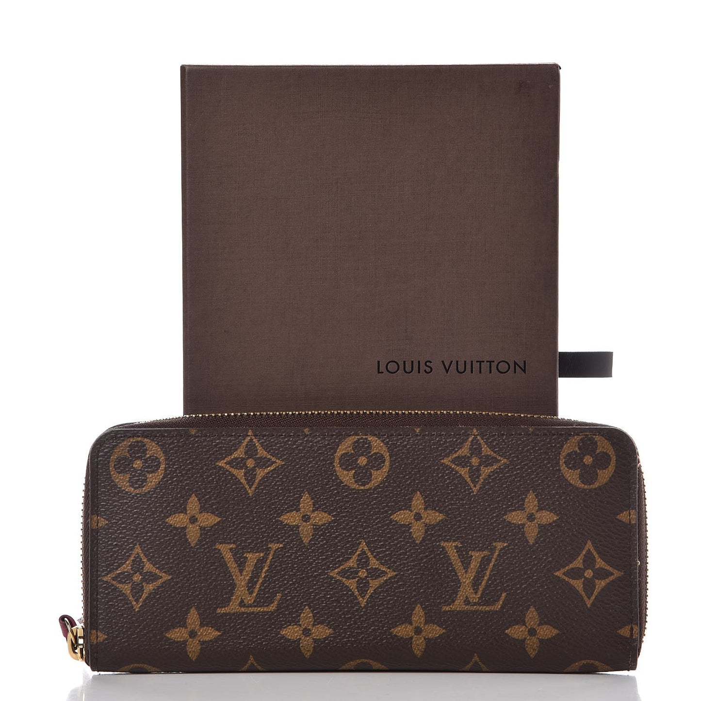 Monogram Clemence Wallet Fuchsia
