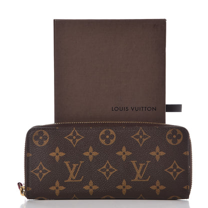 Louis Vuitton Monogram Clemence Wallet Fuchsia 8 of 8