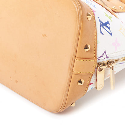 Louis Vuitton Monogram Multicolor Alma White 5 of 9