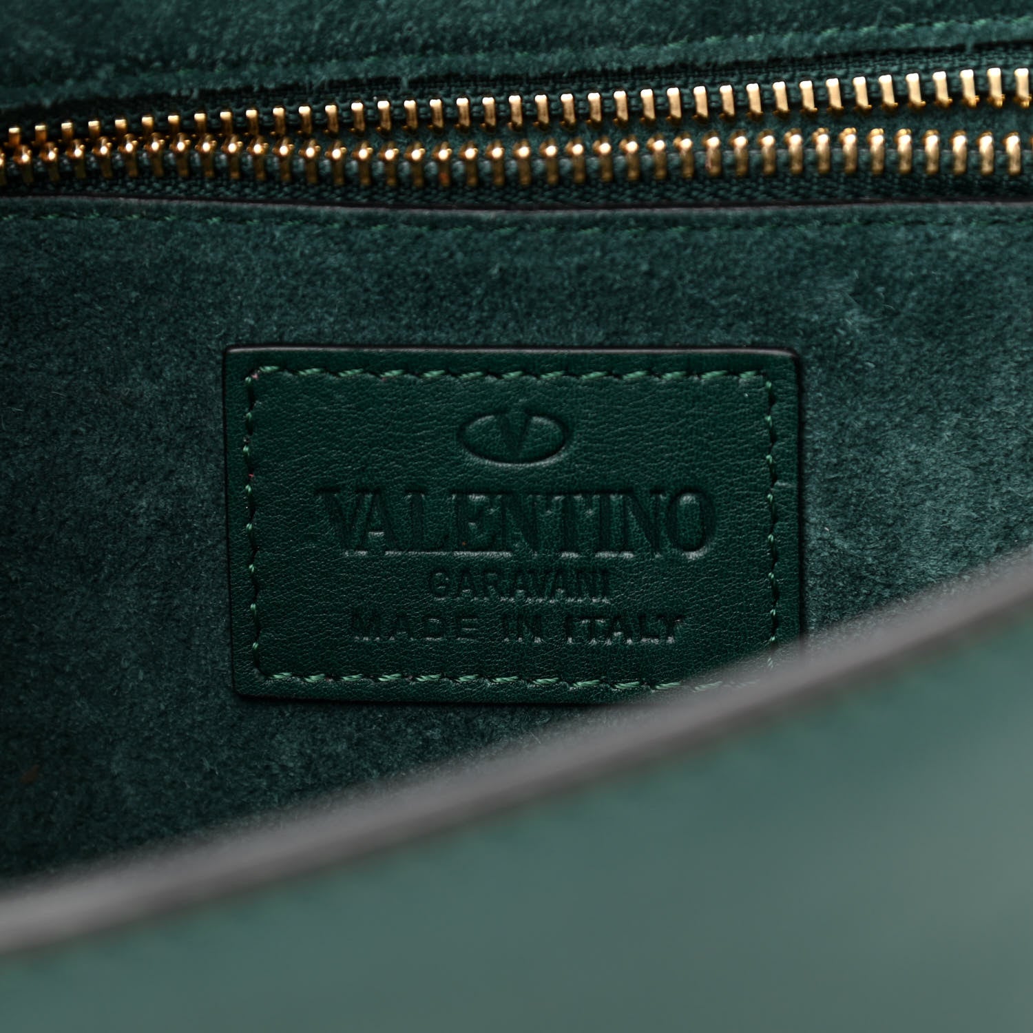 Valentino Garavani Vitello Small Glam Lock Rockstud Flap Light Emerald 6 of 12