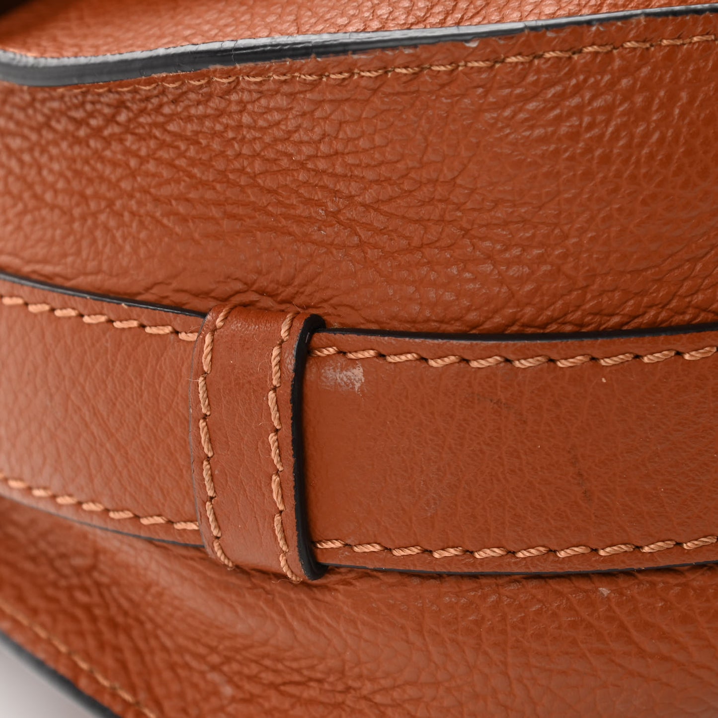 Calfskin Medium Marcie Round Crossbody Bag Tan