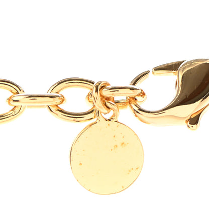 Christian Dior Metal Danseuse Etoile Chain Choker Necklace Gold 4 of 5