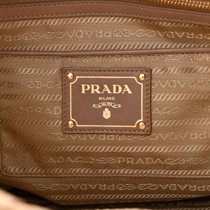 Prada Tessuto Nylon Gaufre Drawstring Tote Cammello 5 of 10