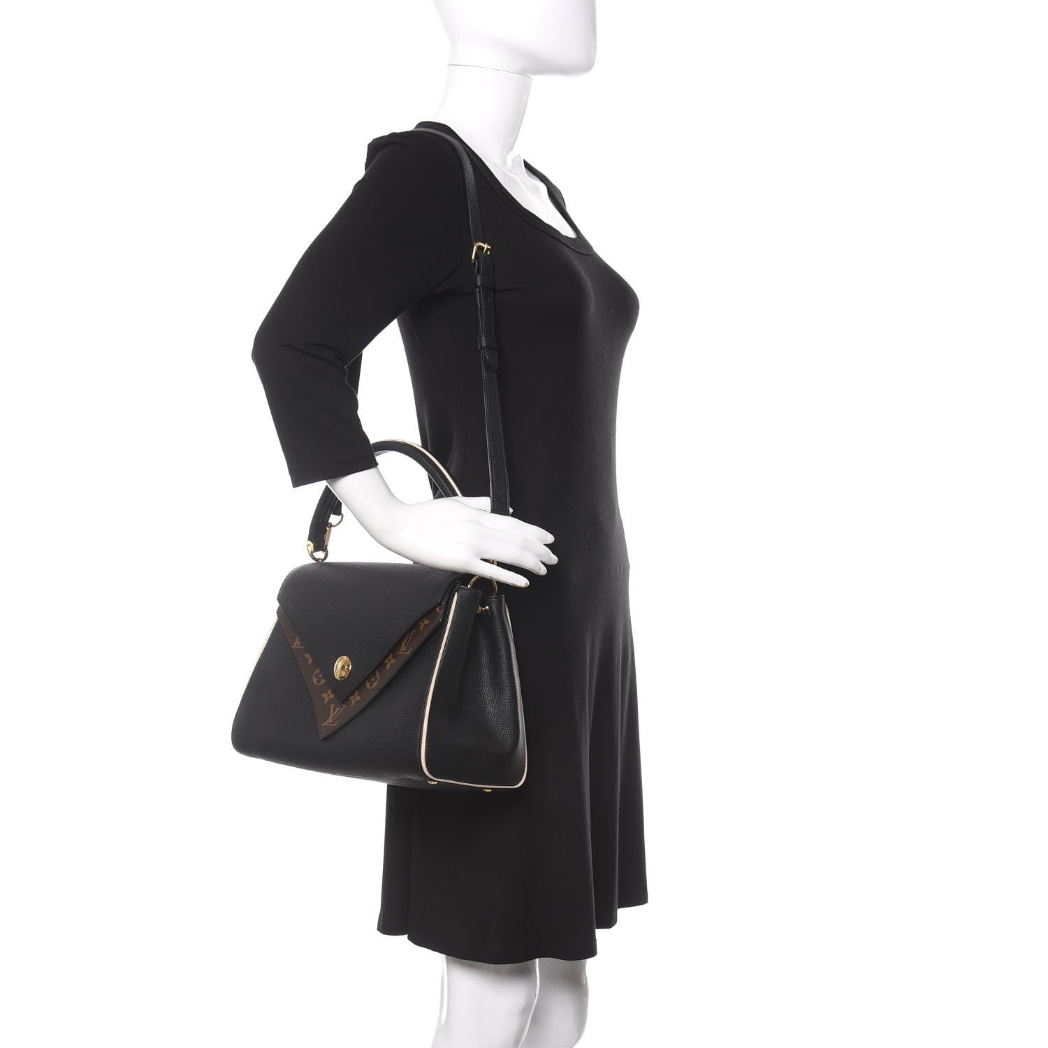 Louis Vuitton Monogram Double V Black 2 of 9
