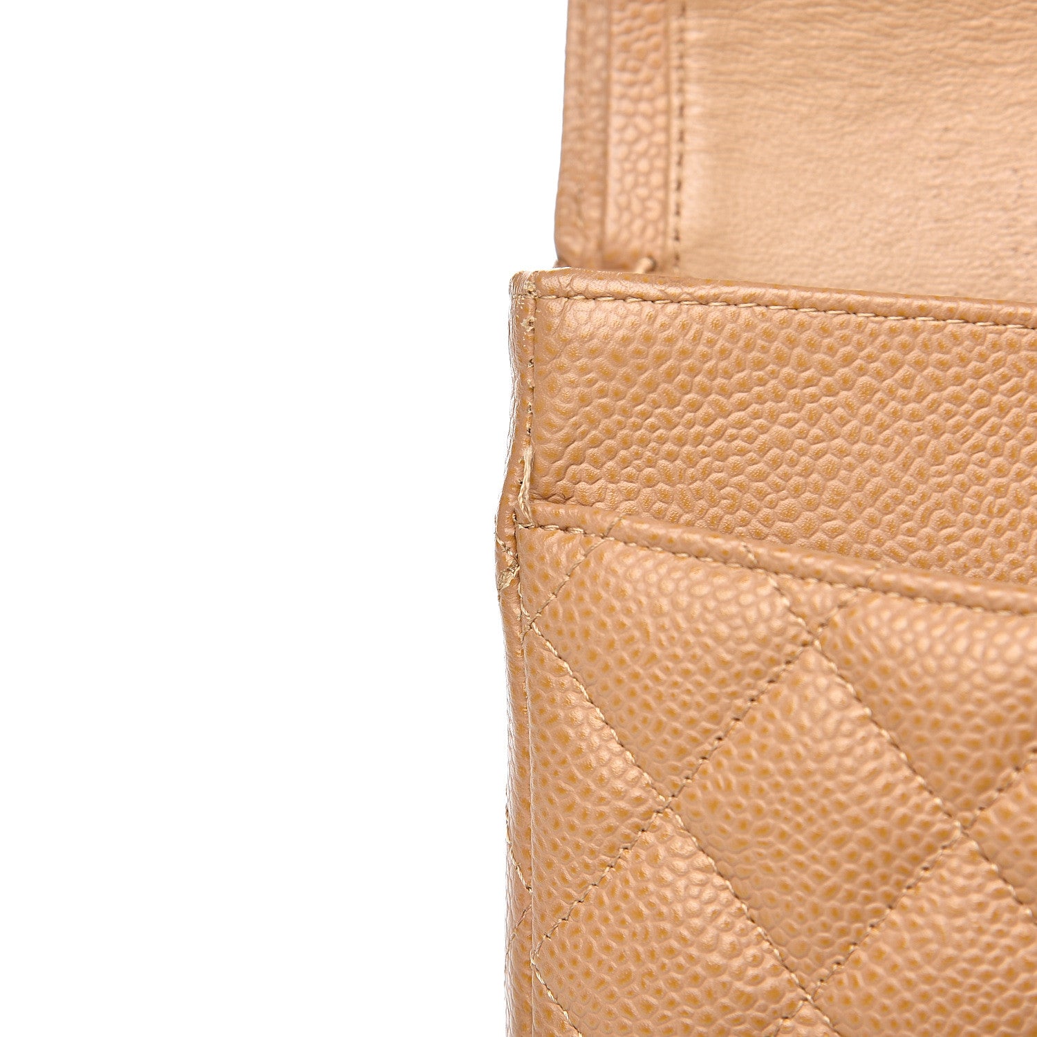 Chanel Caviar Quilted Medium Double Flap Beige 25 of 25