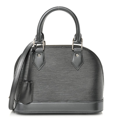 Louis Vuitton Epi Alma BB Anthracite Nacre 1 of 12