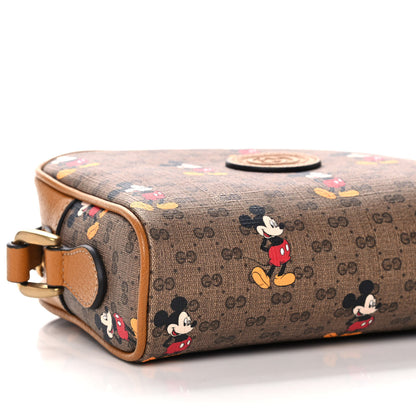 Gucci X DISNEY Mini Vintage GG Supreme Monogram Mickey Mouse Shoulder Bag Beige Vintage Sun Oil 9 of 10