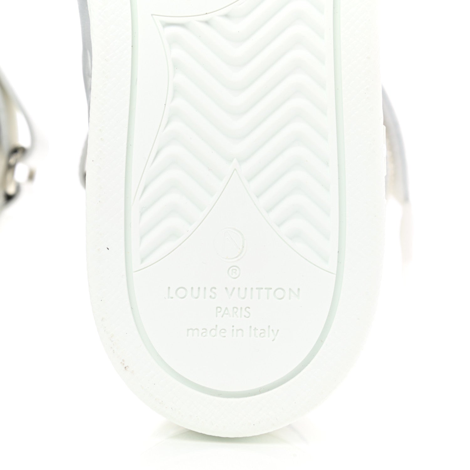 Louis Vuitton Metallic Calfskin Embossed Monogram Boombox Sneakers 36.5 White Silver 6 of 9