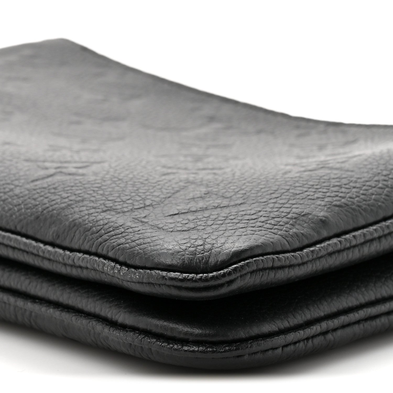 Louis Vuitton Empreinte Double Zip Pochette Black 8 of 9