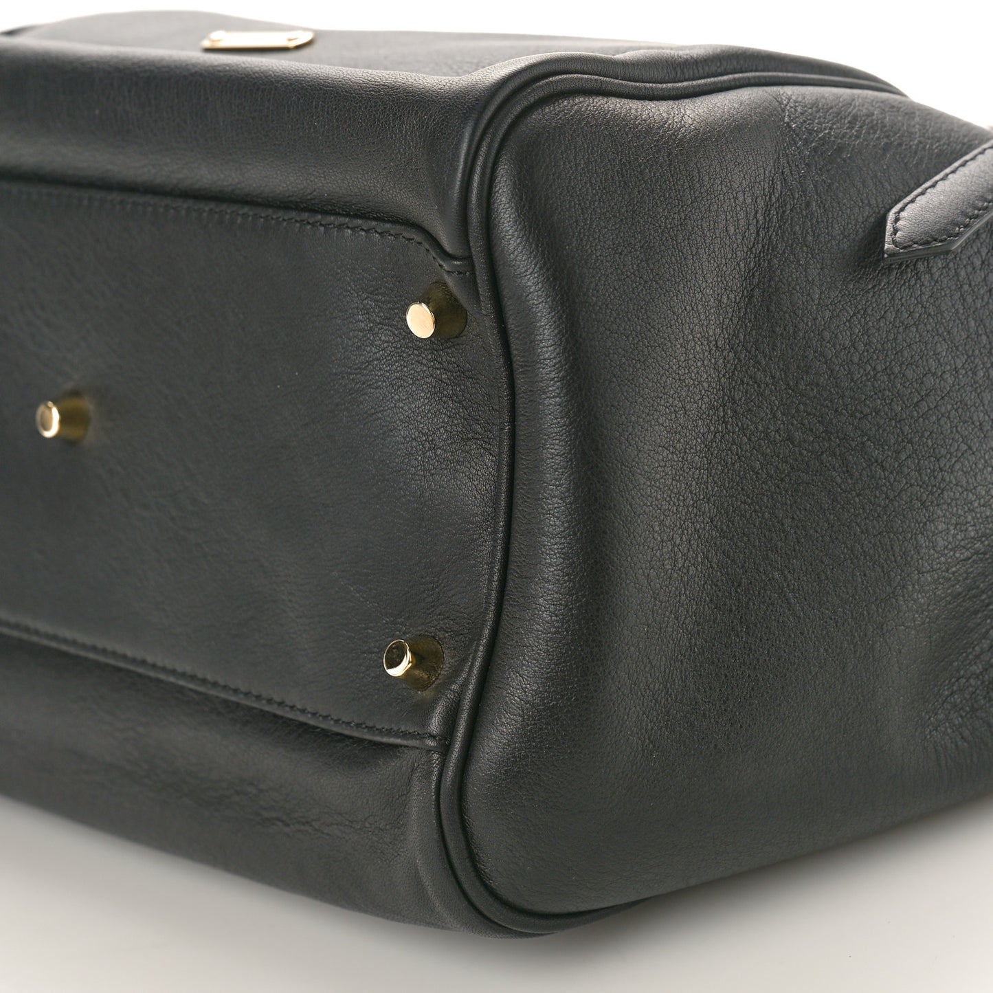 Calfskin Small Canterbury Tote Black