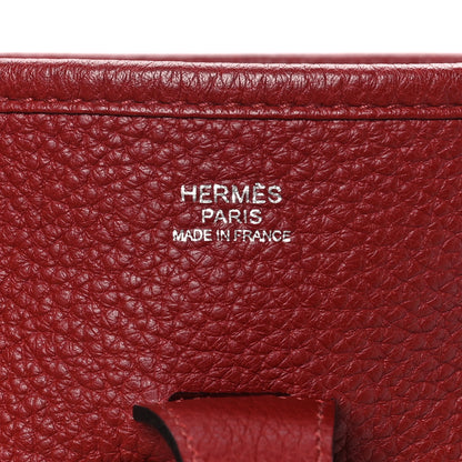 Hermes Taurillon Clemence Evelyne III PM Rubis 6 of 10