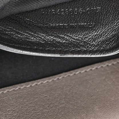 Saint Laurent Calfskin Matelasse Diamond Quilted Monogram Medium College Bag Fog 7 of 11