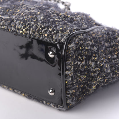 Chanel Patent Tweed Sequin Shopping Tote Multicolor 8 of 11