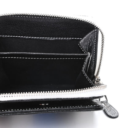 Balenciaga Veau Arena Multicolore Bazar Billfold Zip Around Wallet Bleu Gris White Black 6 of 7