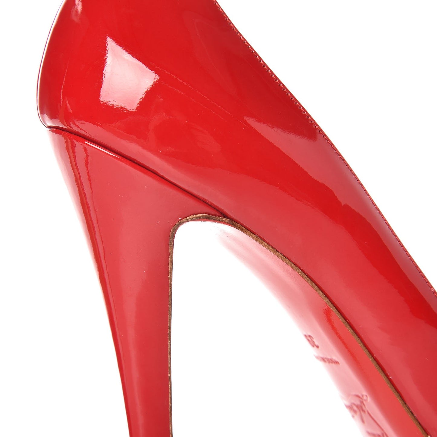 Patent Very Prive 120 Pumps 39 Red