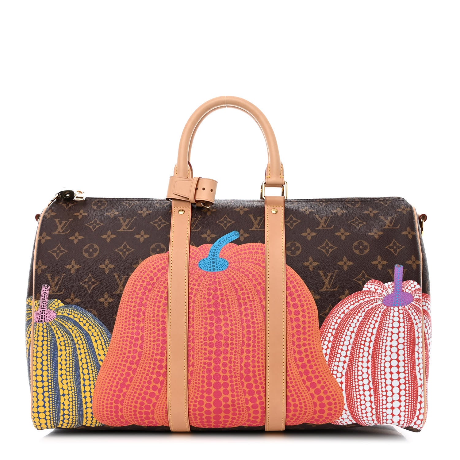 Louis Vuitton LV X YK Monogram Pumpkins Keepall Bandouliere 45 1 of 9