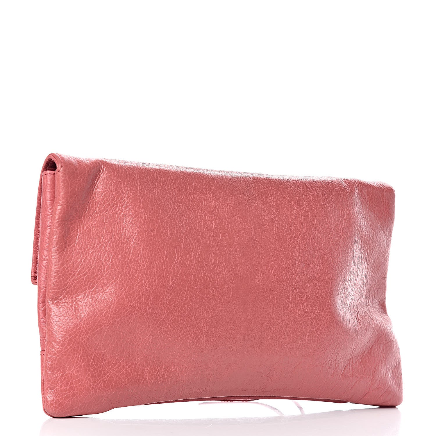 Balenciaga Agneau Classic Hardware Envelope Clutch Rose Bonbon 3 of 9