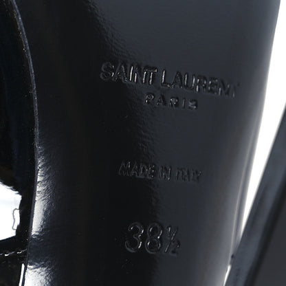 Saint Laurent Patent Madame 115mm Slingback Pumps 38.5 Black 9 of 10