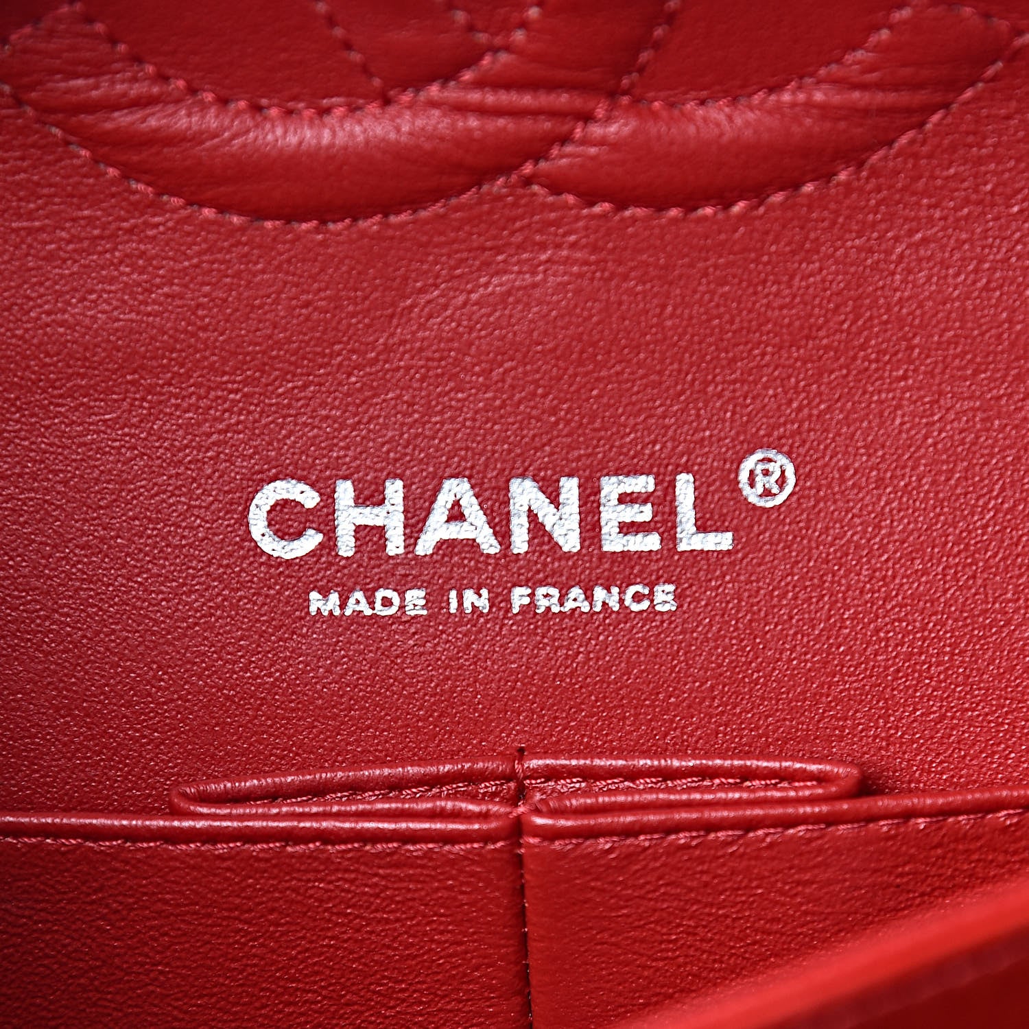 Chanel Lambskin Quilted Medium Double Flap Red 6 of 19