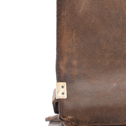 Chanel Nubuck Quilted Large Boy Flap Brown 10 of 11