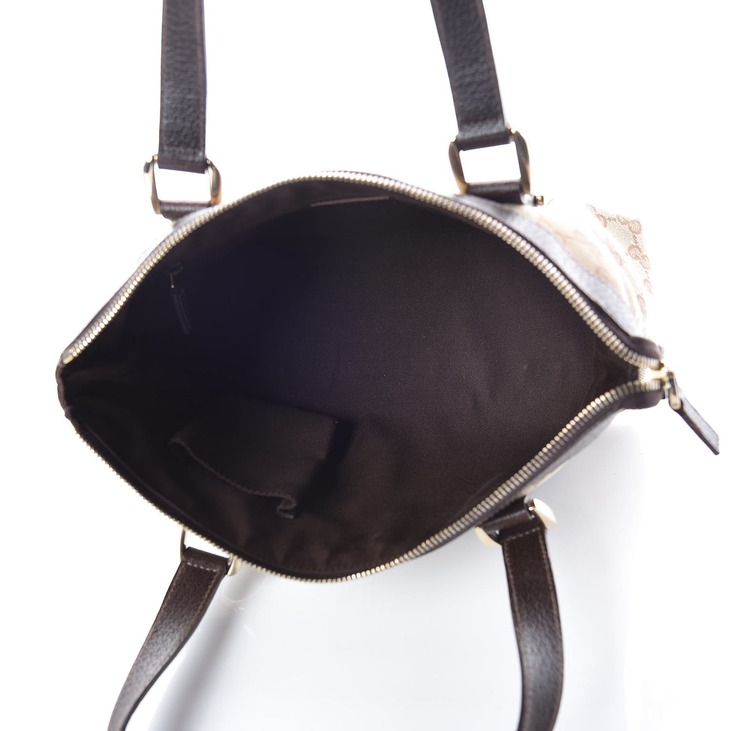 Monogram Small Abbey Tote Dark Brown