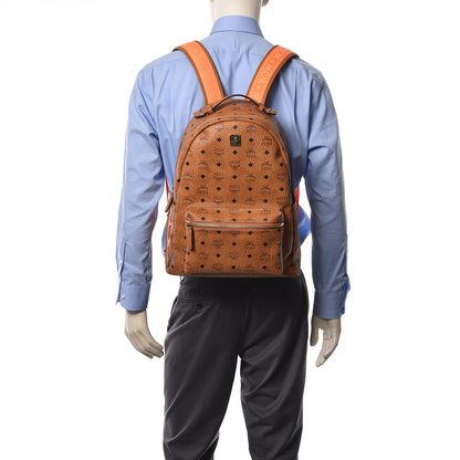 MCM Visetos Medium Stark Backpack Cognac 2 of 8